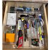Image 2 : Entire Contents of 2 Drawers - Flashlight, Stationary, Tools & More