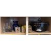 Image 1 : Entire Contents Of Shelf - Digital Timer Crock Pot, Vases, Decorative Rocks & More
