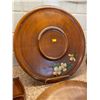 Image 3 : Vintage Wooden Handmade Serving Dishes & Lazy Susan