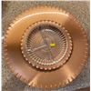 Image 2 : Vintage Copper Party Serving Tray Made In Canada & 3 Piece Rotates Like Lazy Susan