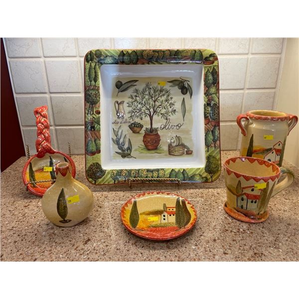 Authentic Made In Italy Ceramic Serving Dishes & More