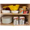 Image 3 : Entire Contents Of Cupboard - 4 Shelves In Total - Plates, New In Box Butter Warmer, & More
