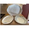 Image 1 : DELTIS Made In Portugal Turkey Serving Platter 21Lx16Hx3D Corning Ware & King Edward Serving Platter
