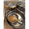Image 2 : Assorted Collection Of Stainless Steel Pots With Lids - Egg Poacher, Frying Pan & More