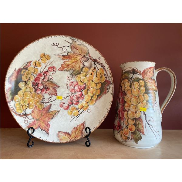 Decorative Earthenware Pier One Imports 15Lx15H Jug 7Lx12H