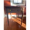 Image 4 : Vintage Walnut Decorative End Table 27.5Lx18Dx22.5H