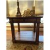 Image 2 : McElheran's Furniture + Design Crafted Table With Table Decor, & Decorative Lamp