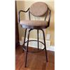 Image 3 : Metal Swivel Bar Stool 20.5Lx25Dx44H
