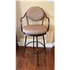 Image 1 : Metal Swivel Bar Stool 20.5Lx25Dx44H