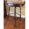 Image 3 : Metal Swivel Bar Stool 20.5Lx25Dx44H