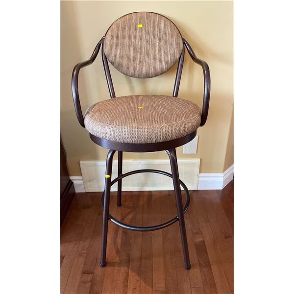 Metal Swivel Bar Stool 20.5Lx25Dx44H