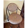Image 2 : Metal Swivel Bar Stool 20.5Lx25Dx44H