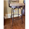 Image 3 : Metal Swivel Bar Stool 20.5Lx25Dx44H