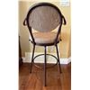 Image 4 : Metal Swivel Bar Stool 20.5Lx25Dx44H