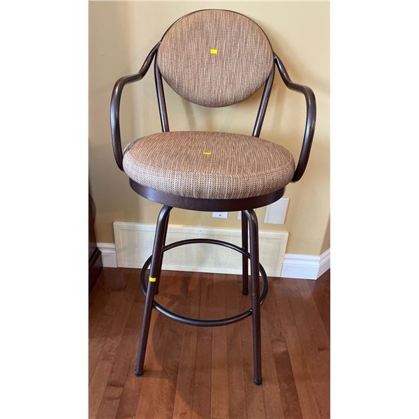 Metal Swivel Bar Stool 20.5Lx25Dx44H