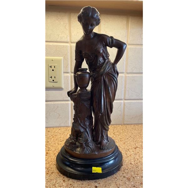 Charles Lemoine 1839 - 1943 Art Nouveau Sculpture 15H