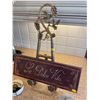Image 2 : Large Metal Decorative Stand, Sign, Coasters & More