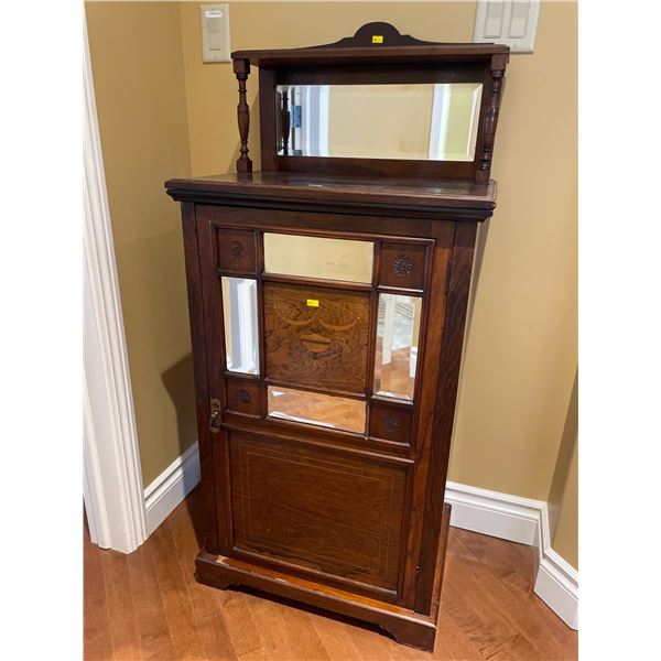 Antique Regency Cabinet 22Lx15.5Dx48H