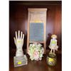 Image 1 : Assorted Inside Home Decor - Washboard, Ring Holder, Figurines & More