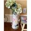 Image 2 : Assorted Collection Of Home Decor - Stool, Artificial Hydrangeas 24H & 22H & More