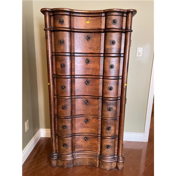 McElheran's Furniture + Design Drexel Heritage 7 Drawer Solid Wood Decorative Dresser 33Lx21Dx61H