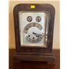 Image 1 : Art Deco Junghans Westminster Mantle Clock 11Lx7Dx14.5H