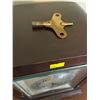 Image 3 : Art Deco Junghans Westminster Mantle Clock 11Lx7Dx14.5H