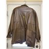 Image 3 : Mens Large Vintage Brown Leather Jacket