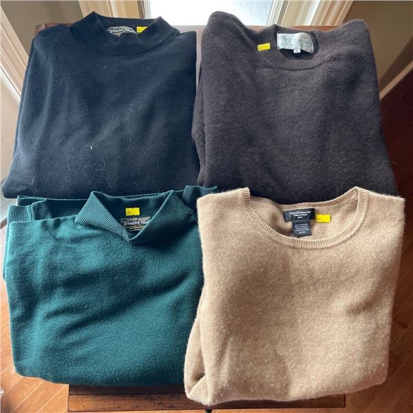 Ladies XL to 2X Cashmere & Lambswool Sweaters