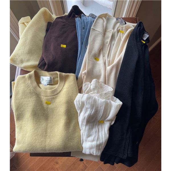 Assorted Collection Of Ladies Cashmere & Wool Sweaters - Includes Jones New York, Size XL to 2X