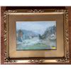 Image 1 : Artist A.M. Penney Antique Art, Made In May 1910, In Beautiful Decorative Frame, 25.5Lx17.5H