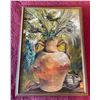 Image 1 : Artist Peta Darch 1987 Wall Art In Decorative Frame 29Lx38H