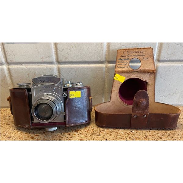 Exakta Vintage Camera With Leather Case