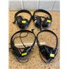 Image 1 : Assorted Collection Of Head Sets - 4 In Total, JVC, Air Canada & West Jet