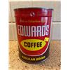 Image 1 : Vintage Unsealed EDWARDS Columbian Coffee Tin 2lbs