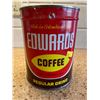 Image 3 : Vintage Unsealed EDWARDS Columbian Coffee Tin 2lbs