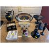Image 1 : Assorted Collection Of Home Decor - Candle Holders, Radnor Bone China Figurine, & More