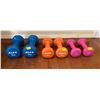 Image 1 : Assorted Collection Of Alex Exercise Weights - 5lbs, 3lbs, 2lbs.