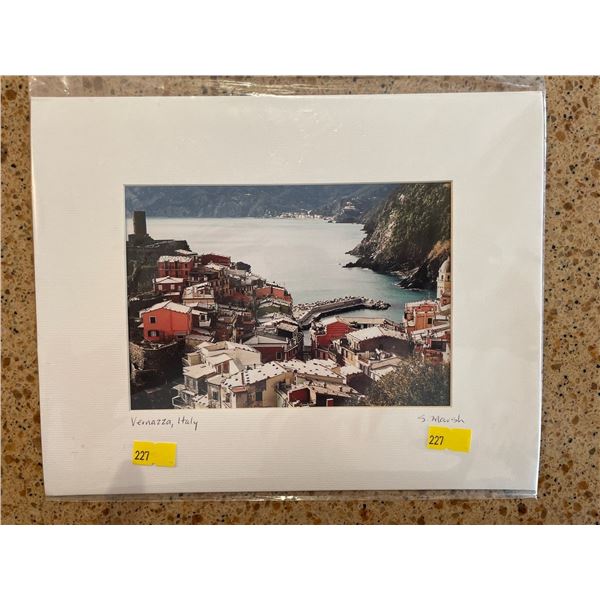 Vernazza, Italy By S. Marsh 10Lx8H