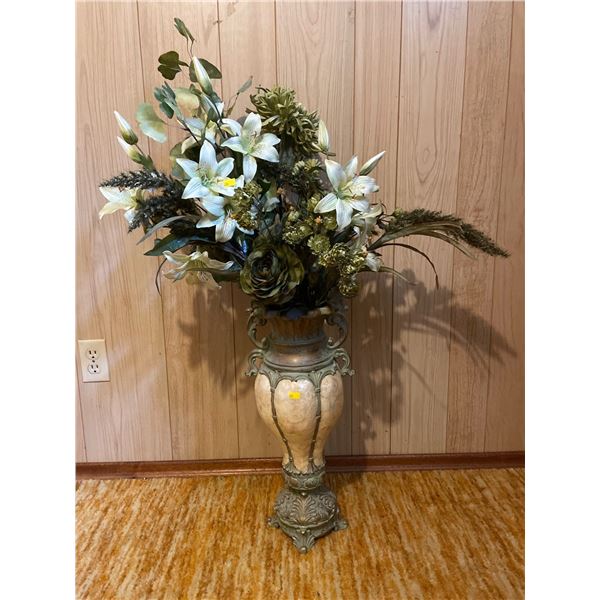 Artificial Flowers in Decorative Vase 42H