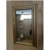 Image 1 : Decorative Gold Mirror 12L x 20H