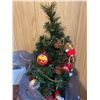 Image 4 : Assorted Collection of Christmas Decor, Xmas Tree in Container Pot, Santa Clause and More
