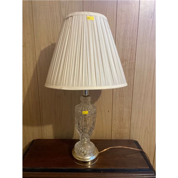 Vintage Glass Lamp 23H