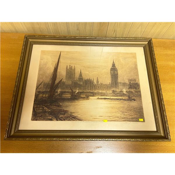 Brewer The House Of Parliament - Westminster 32Wx25H