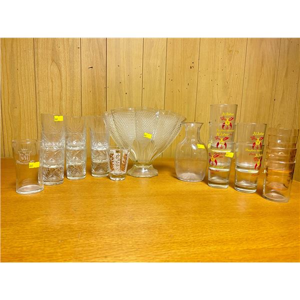 Assorted Glassware & More