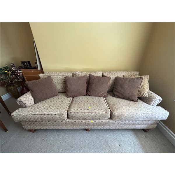 Cloth 3 Seater Couch 74Wx29Hx34D