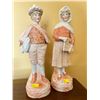 Image 2 : Gebruder Heubach German Bisque - Young Man & Young Woman Statues 13H