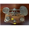Image 2 : Antique Wood & Brass Postal Scale