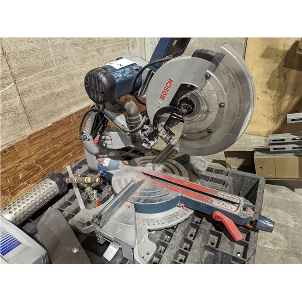 BOSCH 12" DUAL-BEVEL HINGE SLIDE MITER SAW MODEL GCM125D