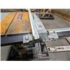 Image 3 : DELTA 10" TABLE SAW MODEL 34-444C. 1.5 HP 110V  48" FENCE. TOP SHOWS SOME RUST BUT WOULD LIKELY
